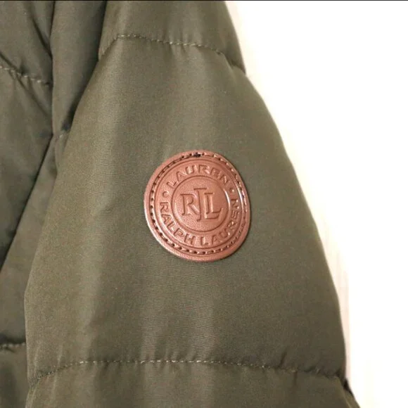Lauren Ralph Lauren Padded Down Jacket, Litchfield Loden - Picture 7 of 11